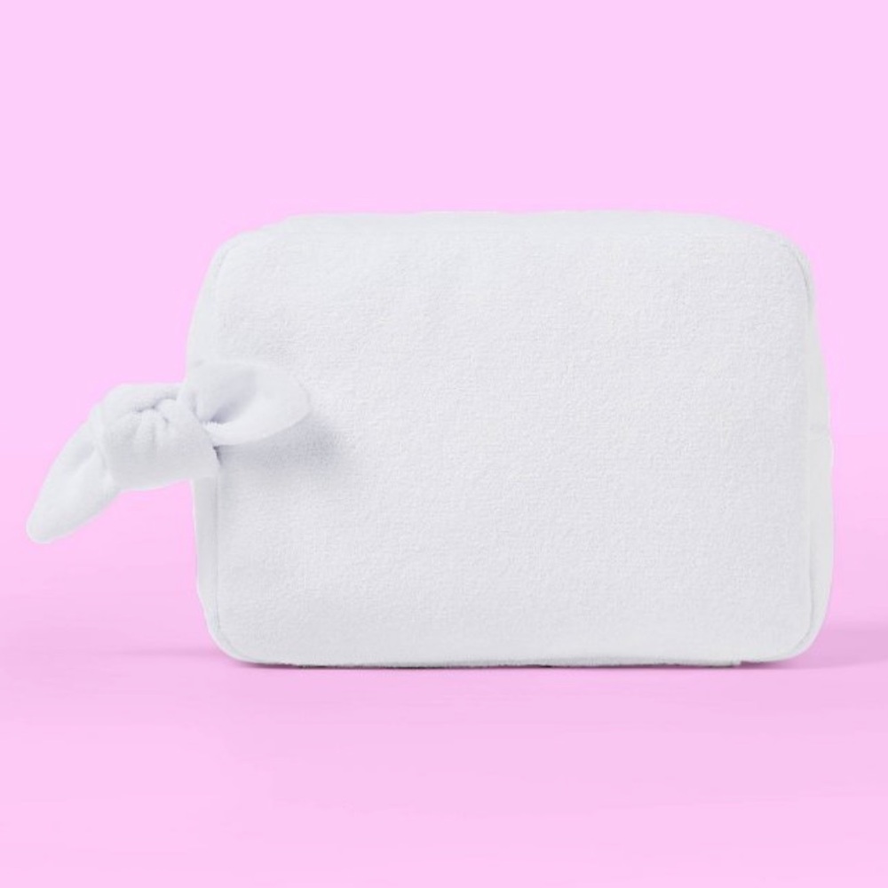 Stoney Clover Lane for Target White Terry Cloth Large Pouch